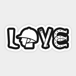 Love Horseback Riding Sticker